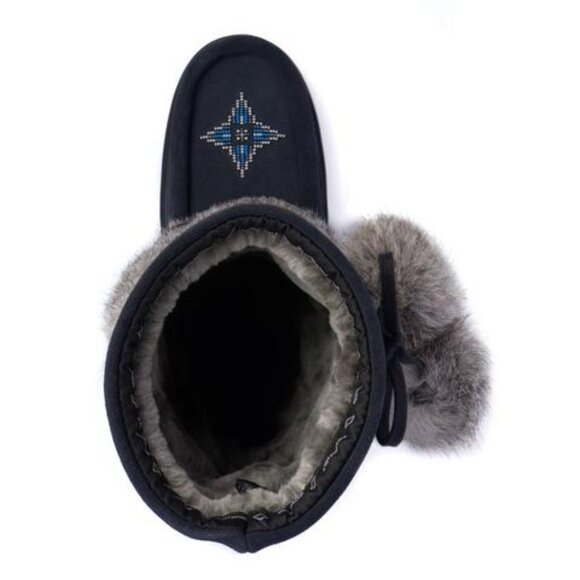 WATERPROOF SNOWY OWL MUKLUK Navy New With Box - Picture 4 of 5